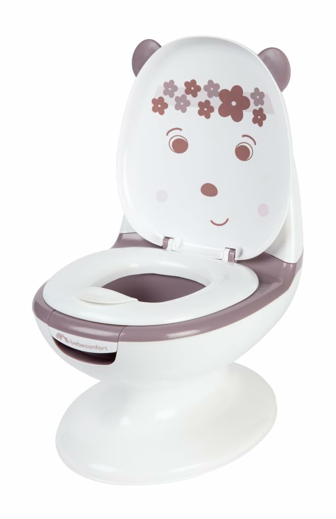 Livrenpoche : Mini Pot Toilette Oursonne Blanc et Rose - - Divers