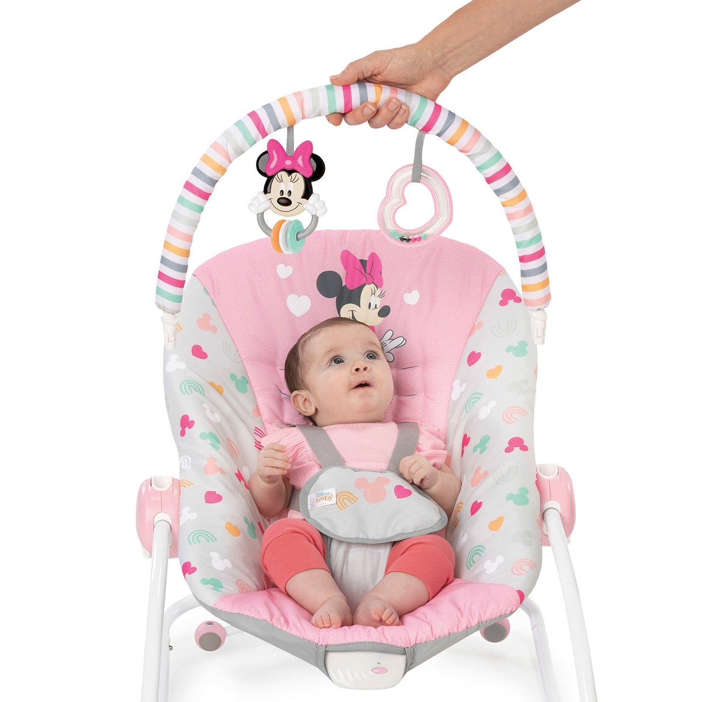 Livrenpoche : Transat Disney Baby 2-en-1 Rocker Minnie Mouse Bestie Forever - - Divers