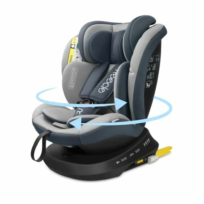 Livrenpoche : Siège auto Reecle I-Size Rotation 360° Isofix gris - - Divers