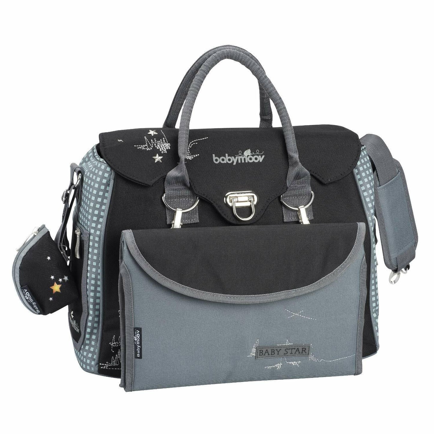 Livrenpoche : Sac à langer Babymoov - Baby star, plan à langer inclus - - Divers