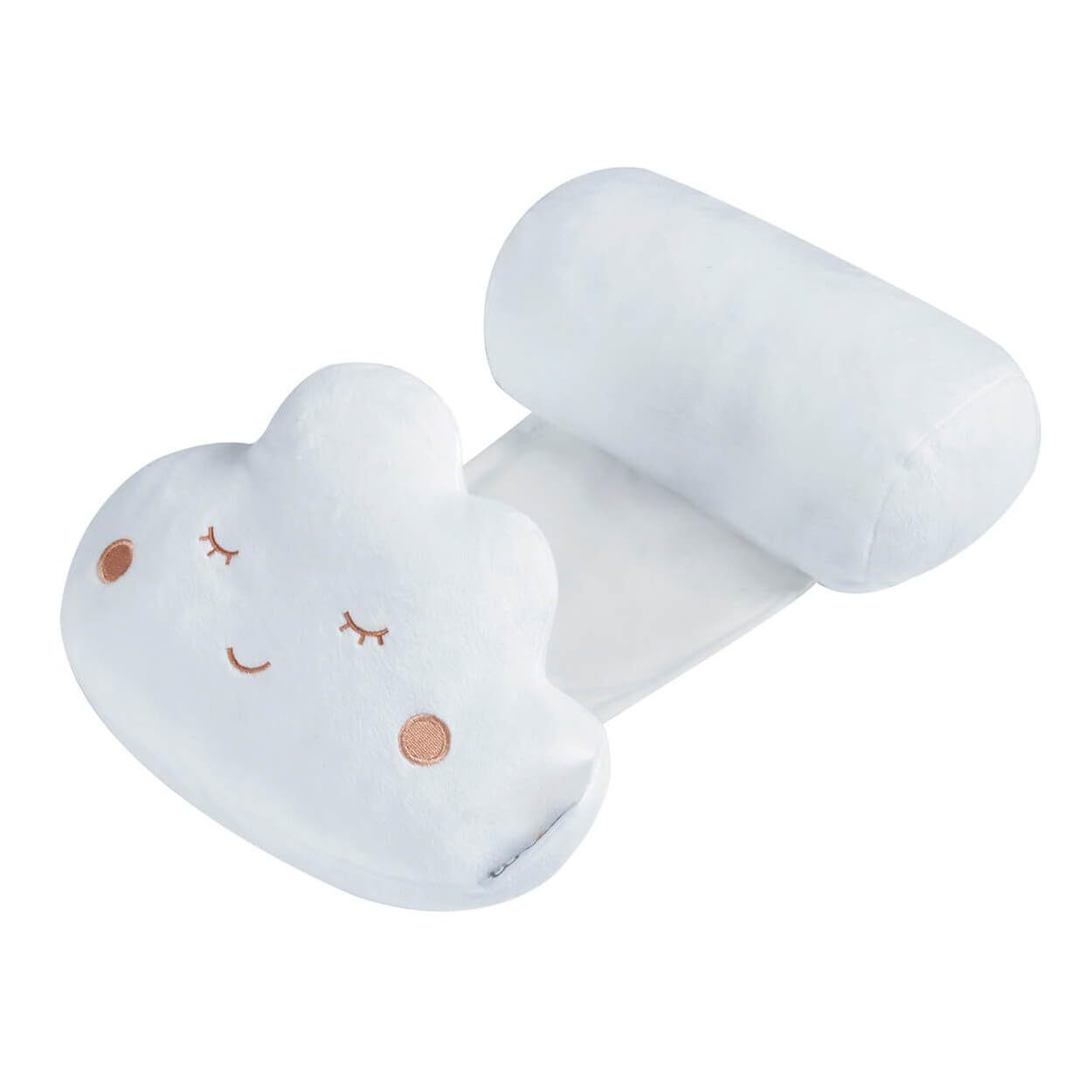 Livrenpoche : Cale bébé Tinéo - cloudy - 2 en 1 cale bébé et peluche - - Divers