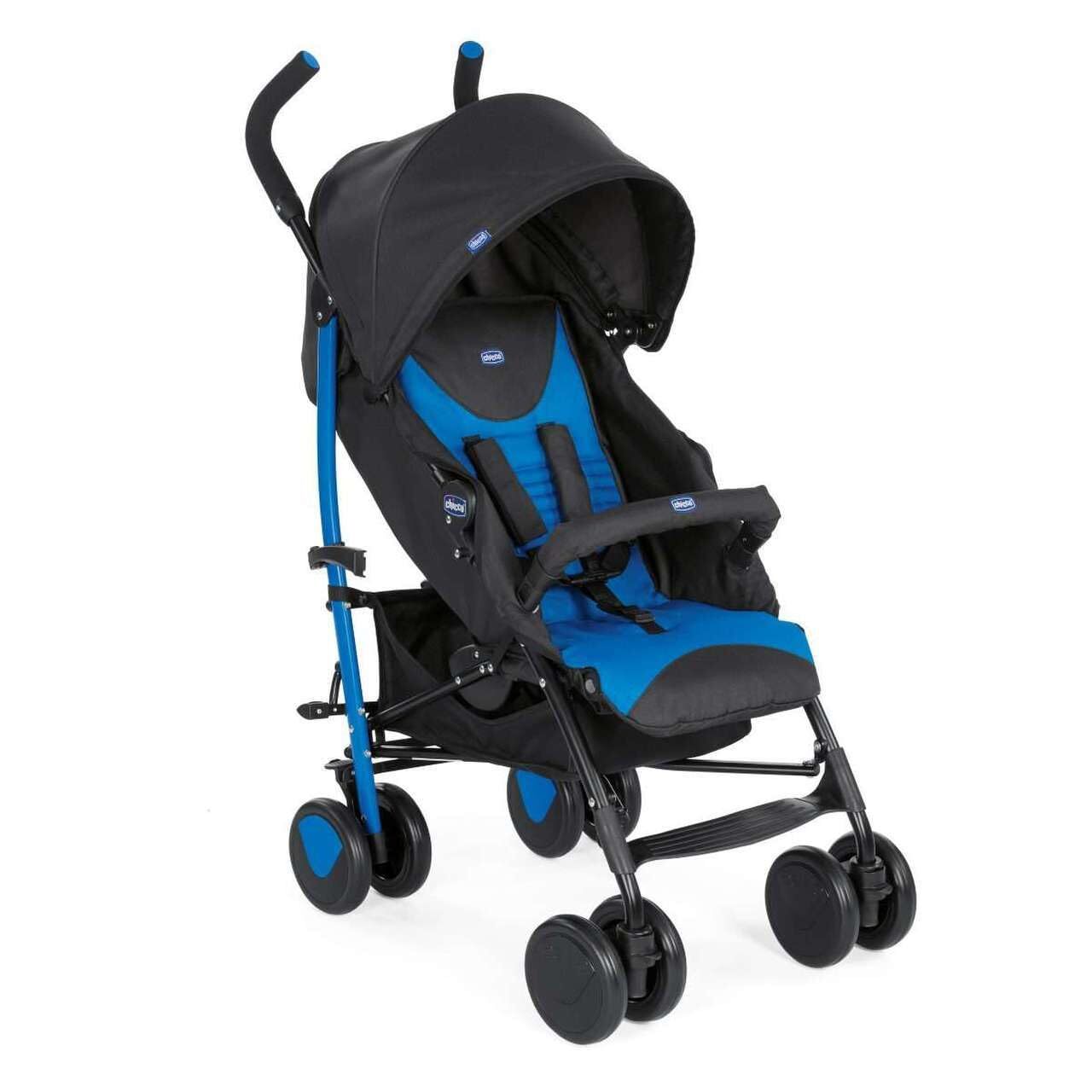 Livrenpoche : Poussette Chicco Echo Légère et Compact, Inclinable de la naissance à 22 kg - Bleu - - Divers