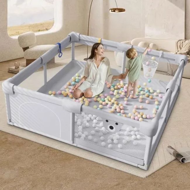 Livrenpoche : Parc Bébé 150x180 cm Démontable Lavable - - Divers