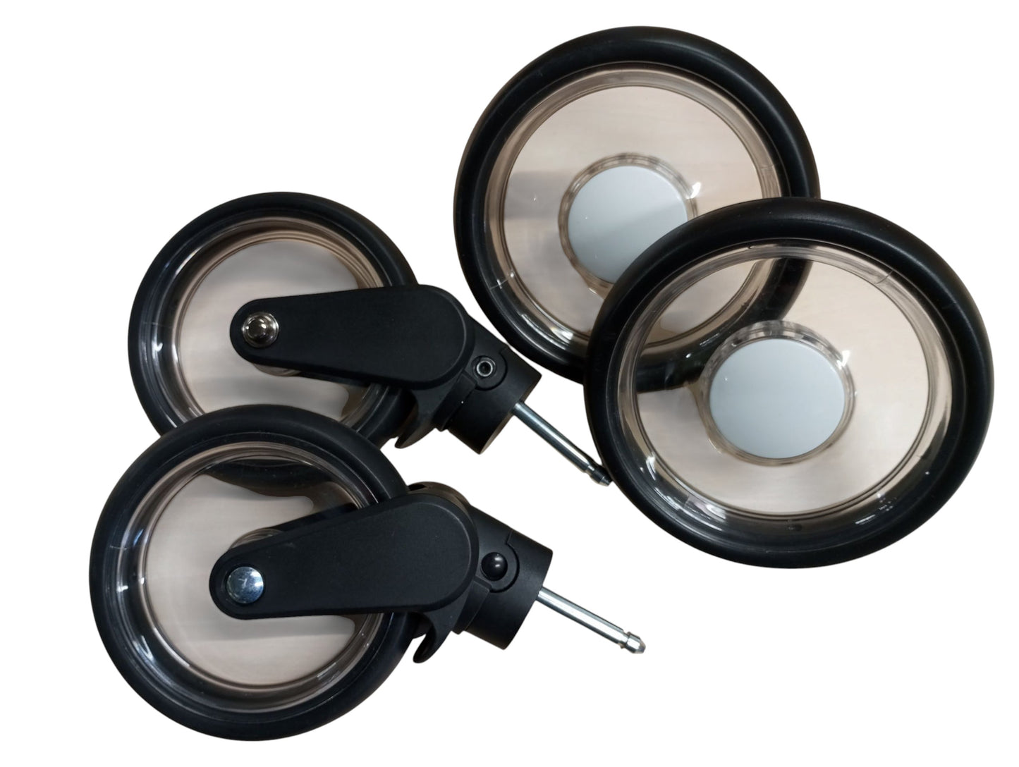Lot de 4 roues pour poussette Orla Nania - - Divers