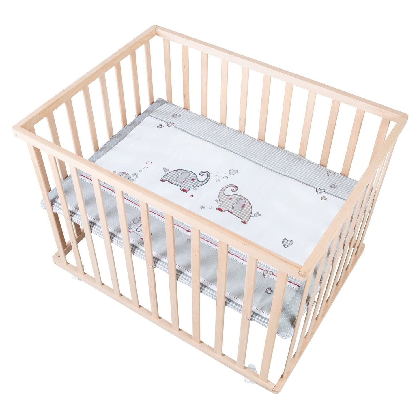 Roba parc bébé rectangulaire en bois 75x100 - - Divers
