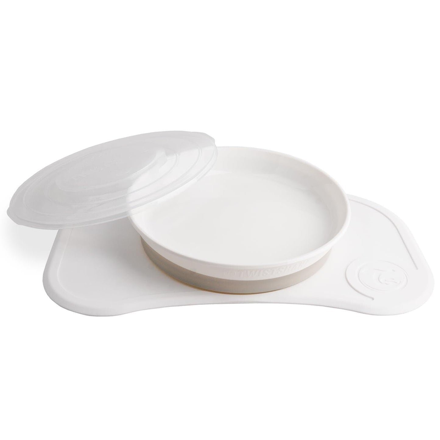 Assiette pour bébé blanche Twistshake Click Mat Mini - - Divers