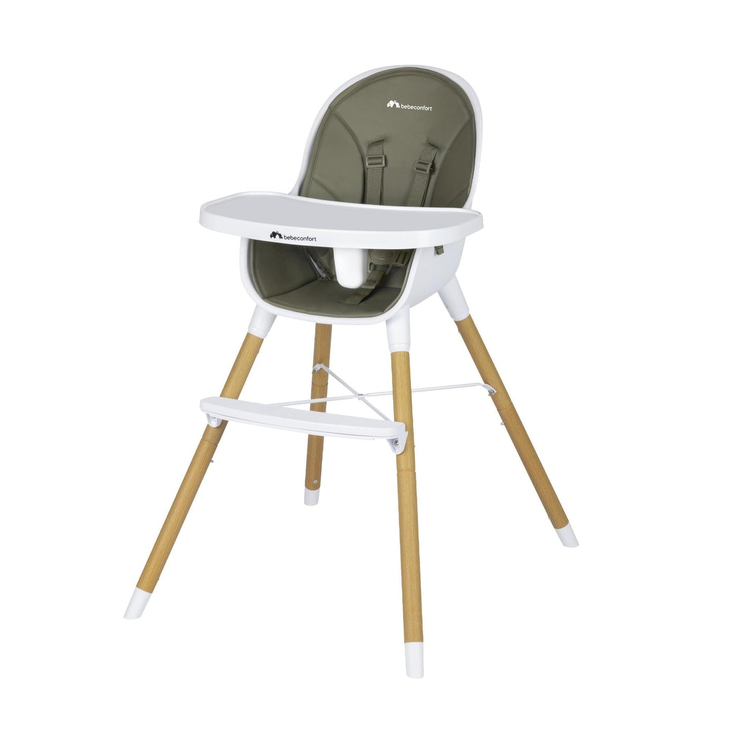 Chaise haute bébé évolutive 2 en 1 avista - mineral green - - Divers