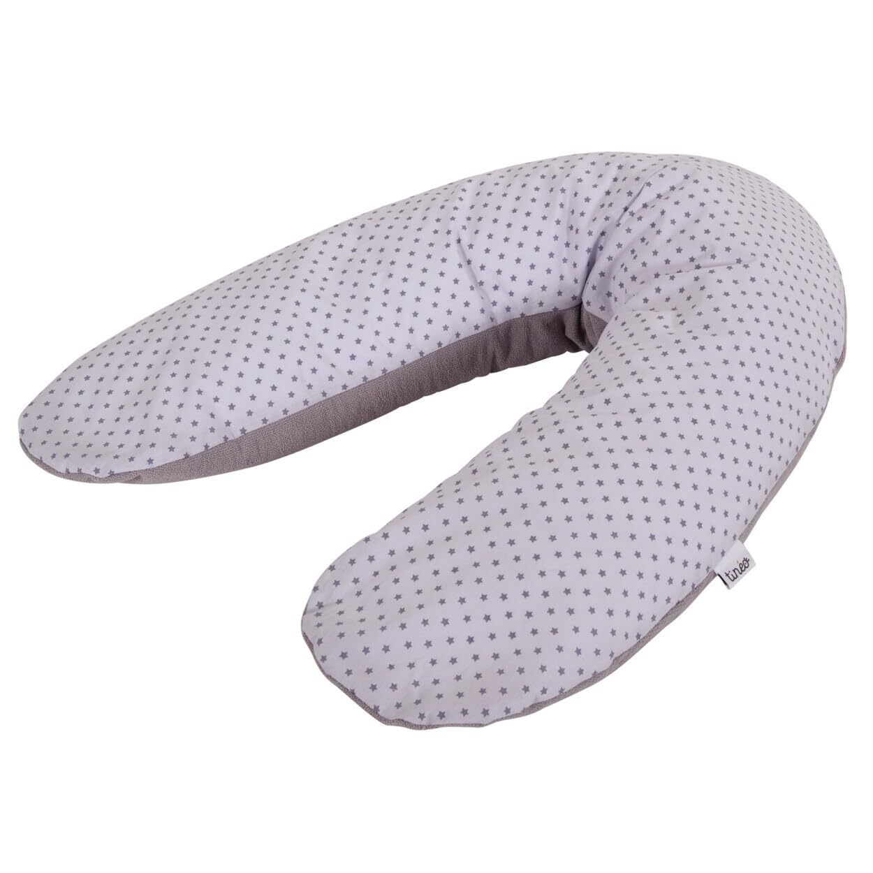 Coussin de maternité et d'allaitement éponge gris, étoiles - - Divers