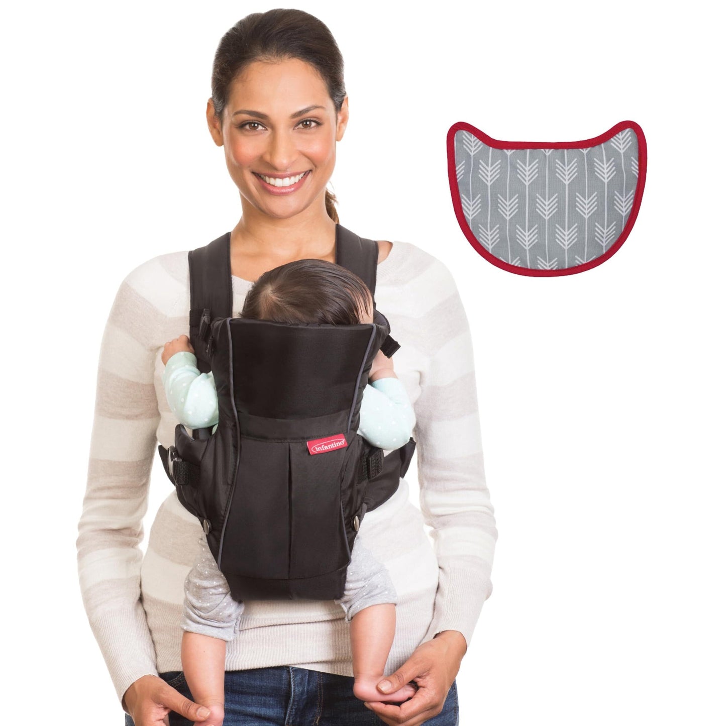 Porte-Bébé 2 en 1 avec bavoir - - Divers