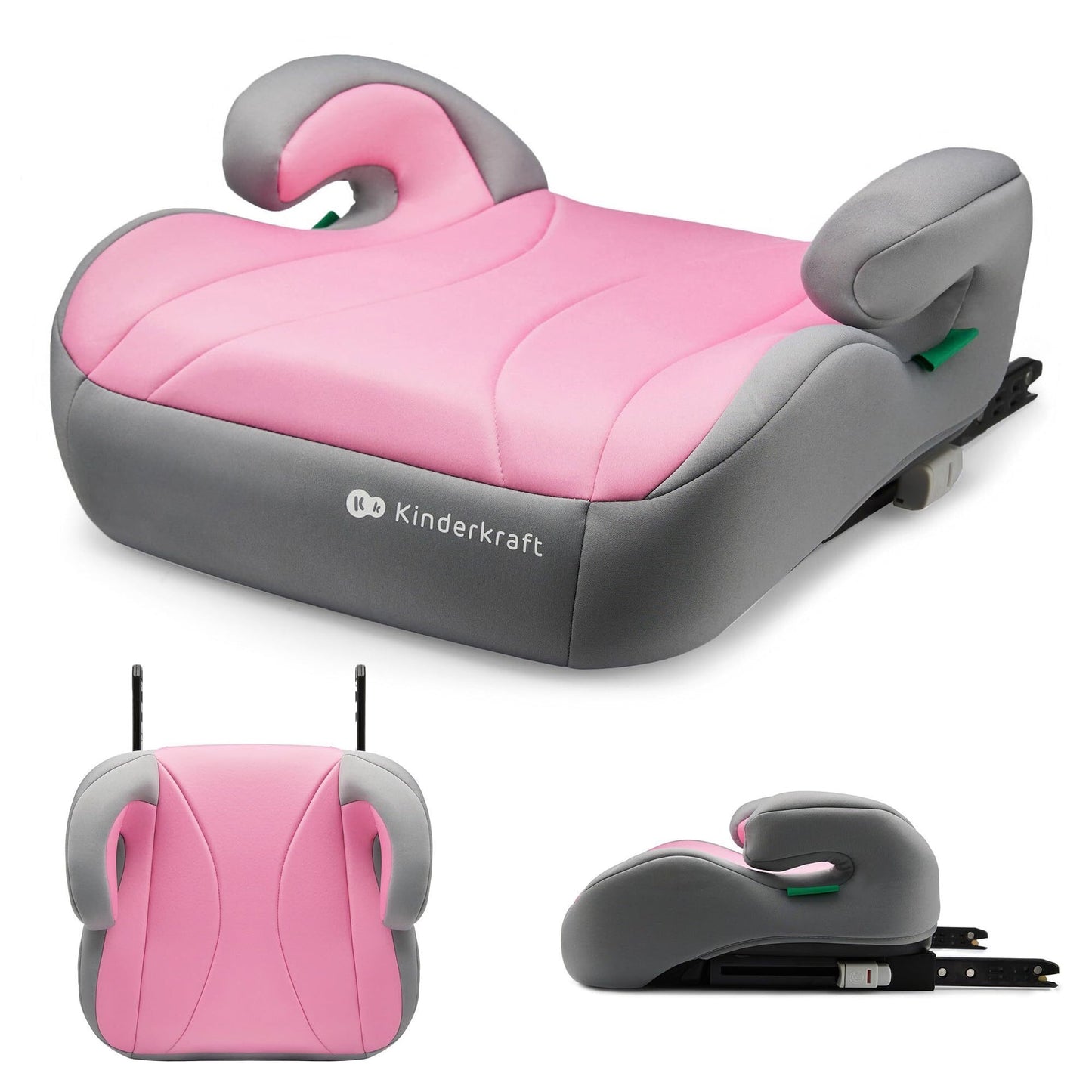 Kinderkraft I-Boost siège enfant, siège auto i-Size, 135 - 150cm, réhausseur de 9 à 12 ans, rose - - Divers
