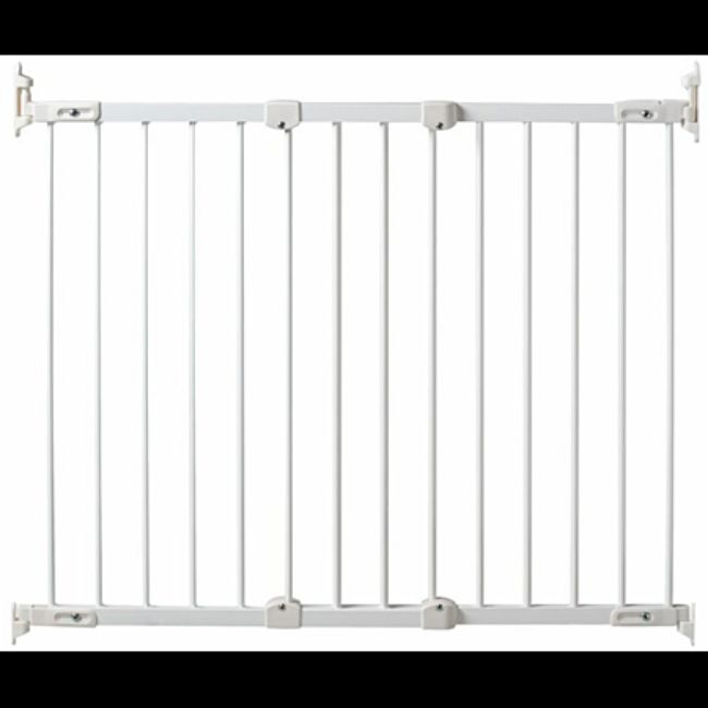 WEBABY - Barrière de sécurité bébé en acier Blanc - - Divers