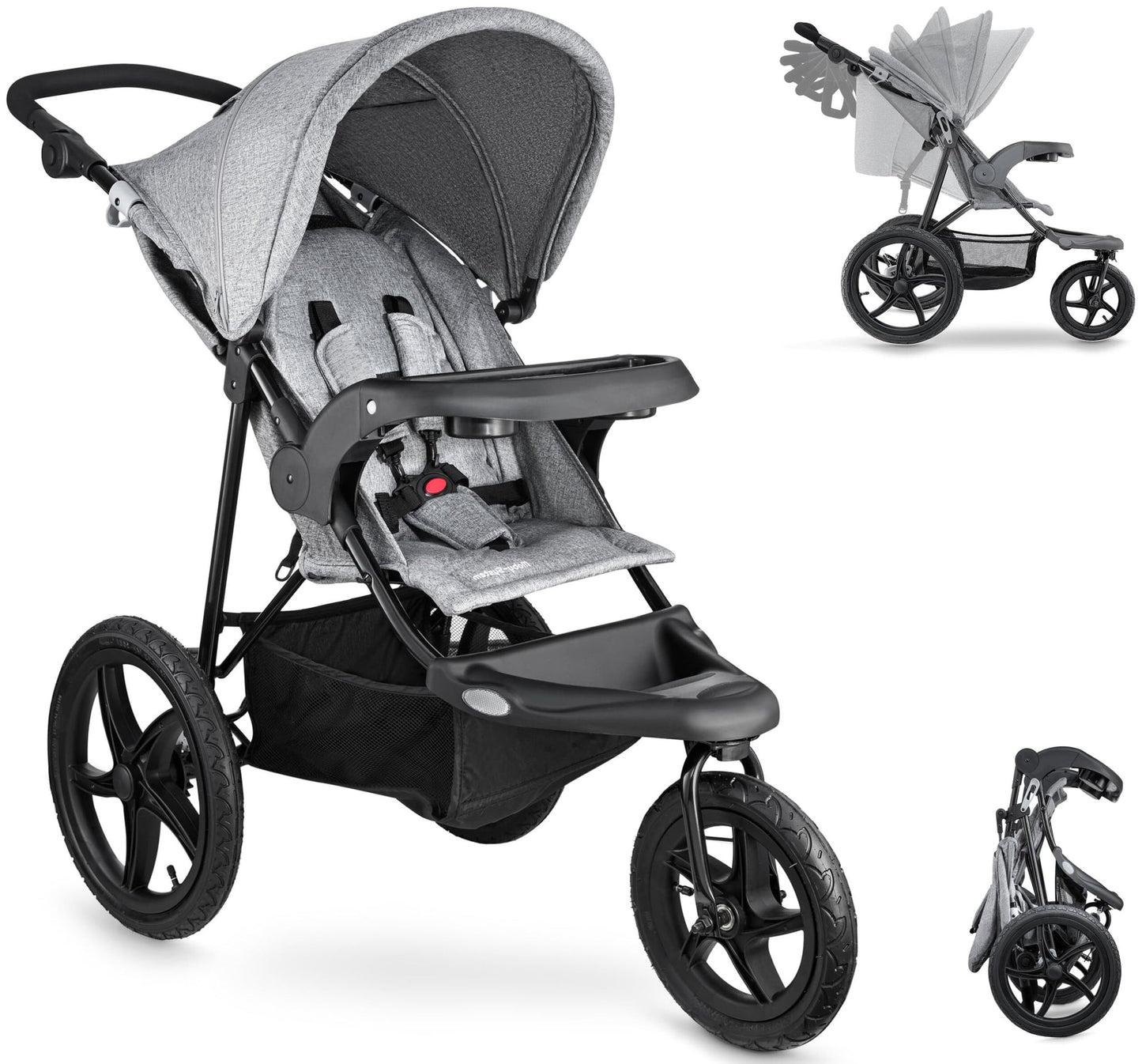 Poussette 3 roues tout terrain - Moby-System Runner Mountain - - Divers