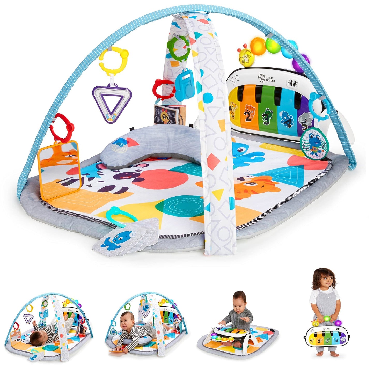 Baby einstein Tapis musical d'éveil pour bébé 4 en 1 kickin' tunes avec piano - - Divers