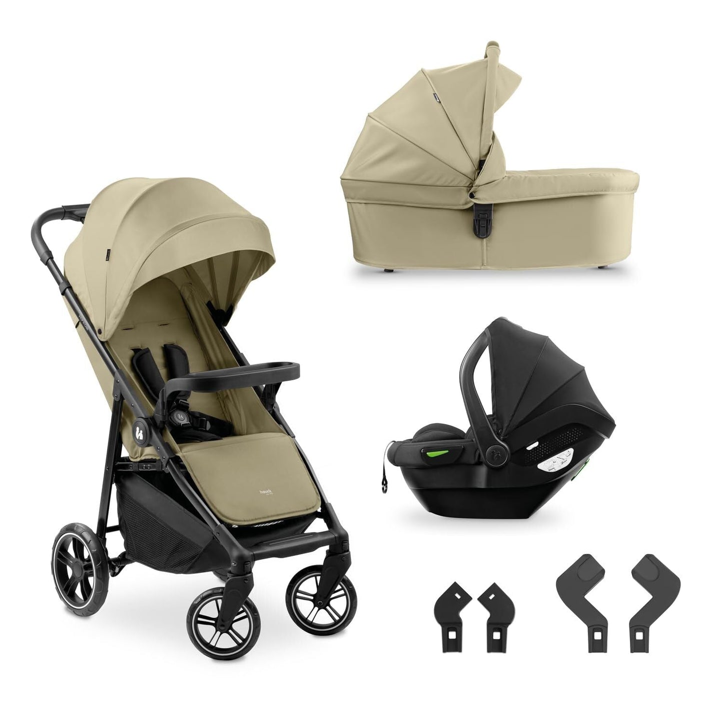 Hauck Poussette 3 En 1 Shop N Care Trio Set -Olive - - Divers