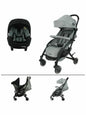 Livrenpoche : Poussette combinée 2 en 1 NANIA LILI 0-36 mois - Dossier réglable + Siege auto BEONE EVO R129 40-85 cm -  - Divers