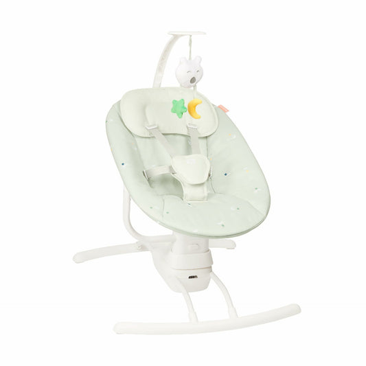 Livrenpoche : Transat Balancelle Bébé Badabulle Electrique Multifonctions Lichen -  - Divers