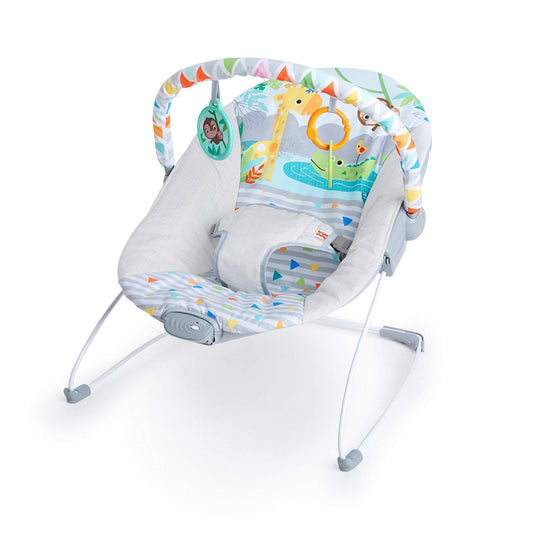 Livrenpoche : Transat Bébé Bright Starts Safari Fun Vibrations Apaisantes -  - Divers
