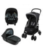 Livrenpoche : Poussette combinée 3 en 1 Nania TEXAS + cosy BEONE EVO (40-85cm) R129 i-Size + Nacelle FLORA -  - Divers