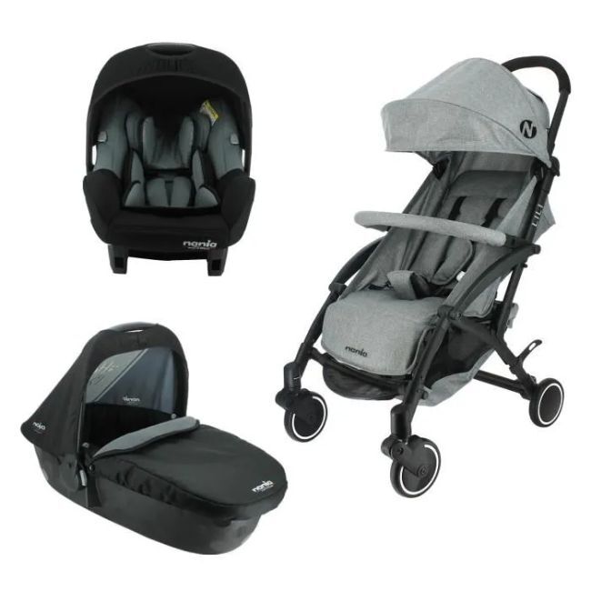 Livrenpoche : Poussette combinée 3 en 1 Nania LILI avec cosy Beone et nacelle Flora -  - Divers