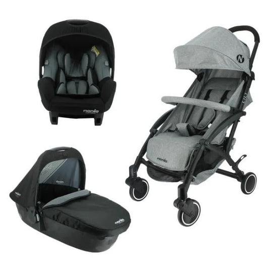 Livrenpoche : Poussette combinée 3 en 1 Nania LILI avec cosy Beone et nacelle Flora -  - Divers