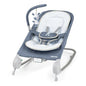 Livrenpoche : Transat Ingenuity Happy Belly Rock - To - Bounce, musique, vibrations, arc d'activité amovible, peluche zebra, pour 0 - 6 mois, bleu - Chambray -  - Divers