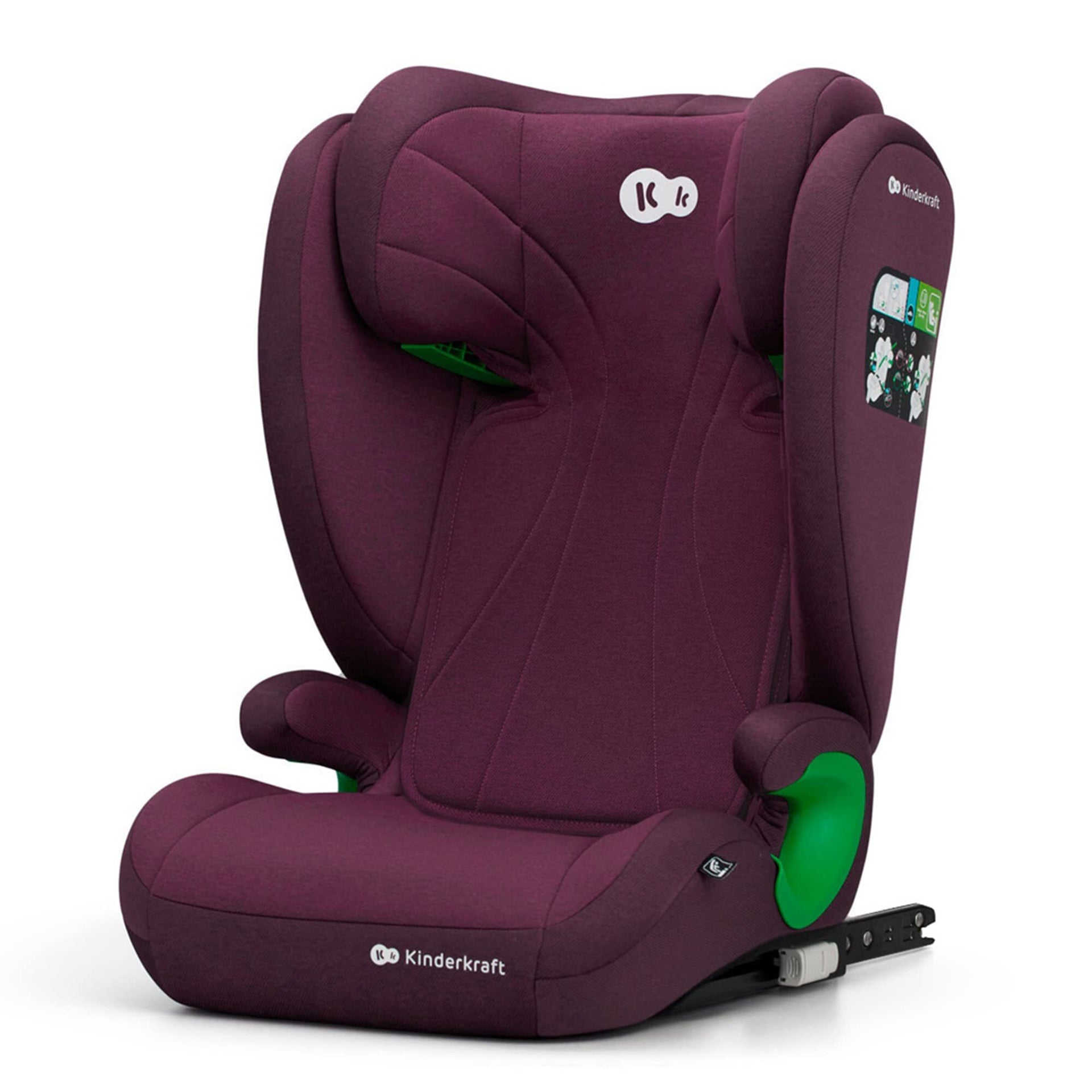 Livrenpoche : Siège auto bébé Kinderkraft Junior Fix I - Size groupe 2, 3 100 - 150 cm avec isofix -  - Divers