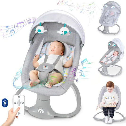 Livrenpoche : Transat balancelle Bébé Électrique pour 0-2 ans bébé avec Télécommande. 3 en 1 -  - Divers