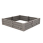 Livrenpoche : Smoby Life - Bac square garden - Bac à sable ou carré potager pour maisons smoby - 76x76 cm - Bâche incluse - Matière recyclée - A partir de 2 ans - Fabrication française -  - Divers