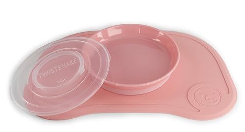 Ensemble de repas pour bébé Twistshake Click Mat Plus rose -  - Divers