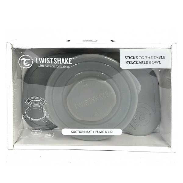 Chaise Haute Pour Bébé - Blanc Twistshake + Kit repas ClickMate Mini -  - Divers
