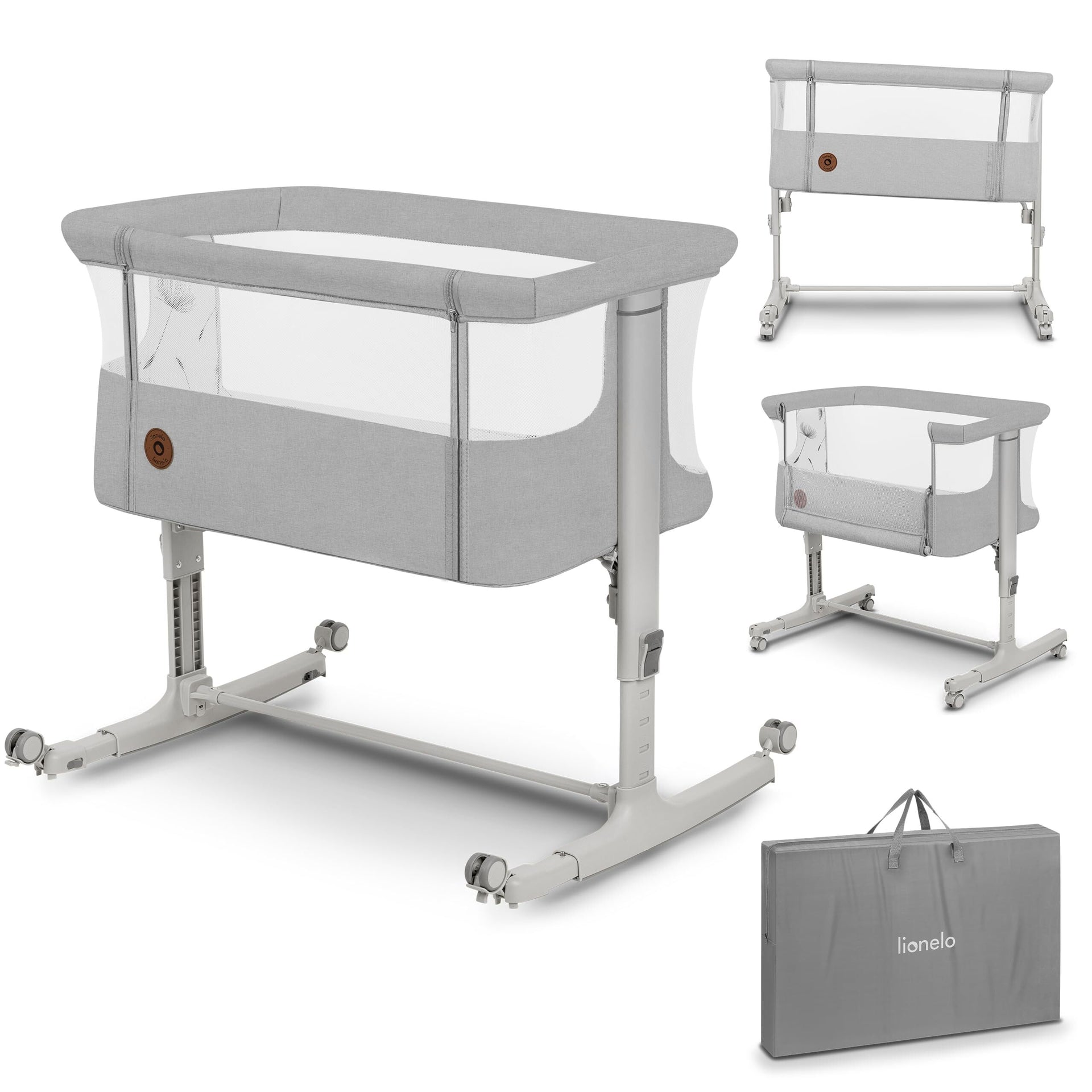 Lionelo aurora 3 en 1 lit bébé jusqu'à 9 kg cododo, berceau réglage -  - Divers