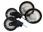 Lot de 4 roues pour poussette Orla Nania -  - Divers