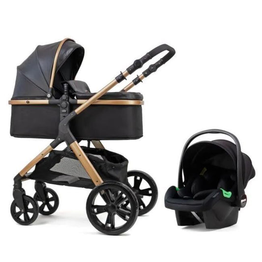 Poussette Pixini Arizona 3 en 1 noir/or -  - Divers