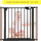 Barrière de Sécurité Extensible Enfant (Largeur de Porte 65-74 cm) Noir -  - Divers