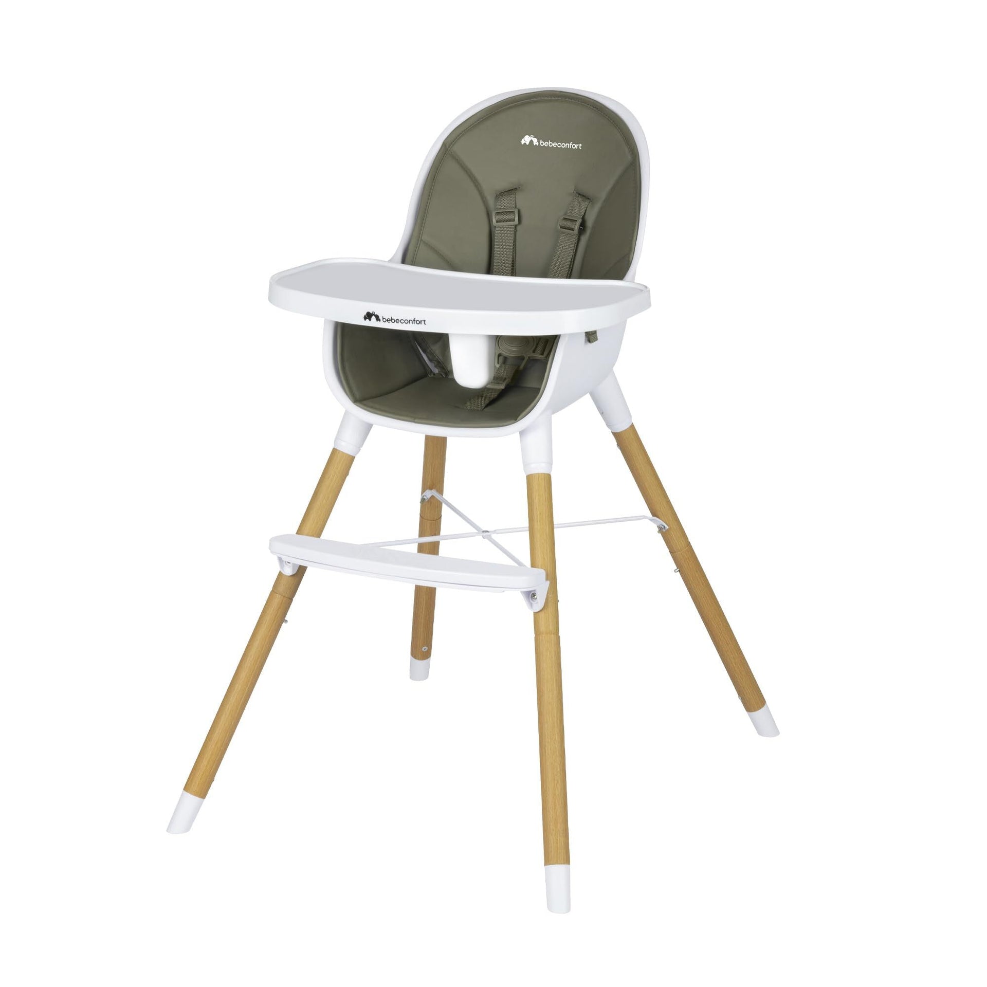 Chaise haute bébé évolutive 2 en 1 avista - mineral green -  - Divers
