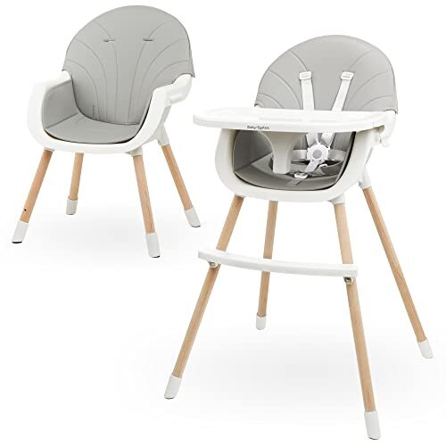 Moby-System Amelia chaise haute 3 - En - 1 - Bébé bois de 6 mois à 6 ans -  - Divers