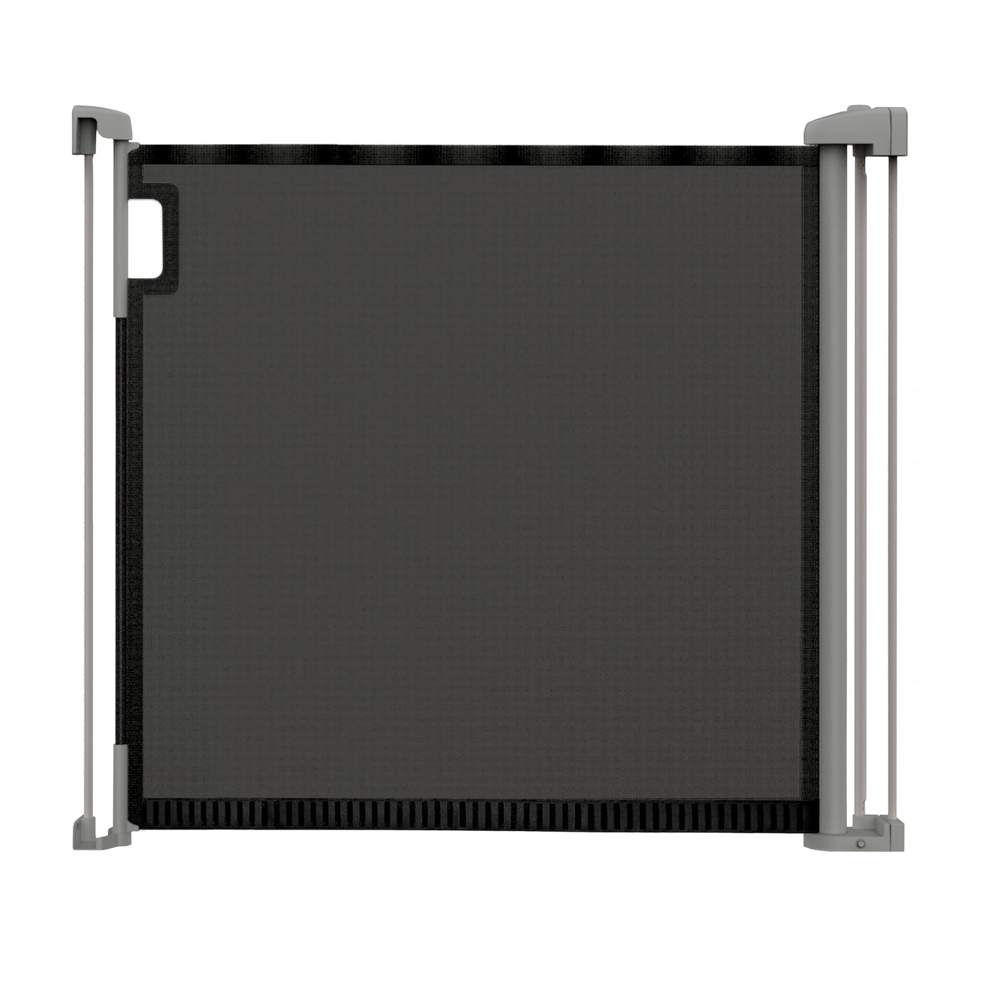 Barrière de sécurité rétractable avec filet escamotable jusqu'À 132cm Large, 76cm Haut, Fixation Murale - Noir -  - Divers