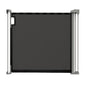 Barrière de sécurité rétractable avec filet escamotable jusqu'À 132cm Large, 76cm Haut, Fixation Murale - Noir -  - Divers