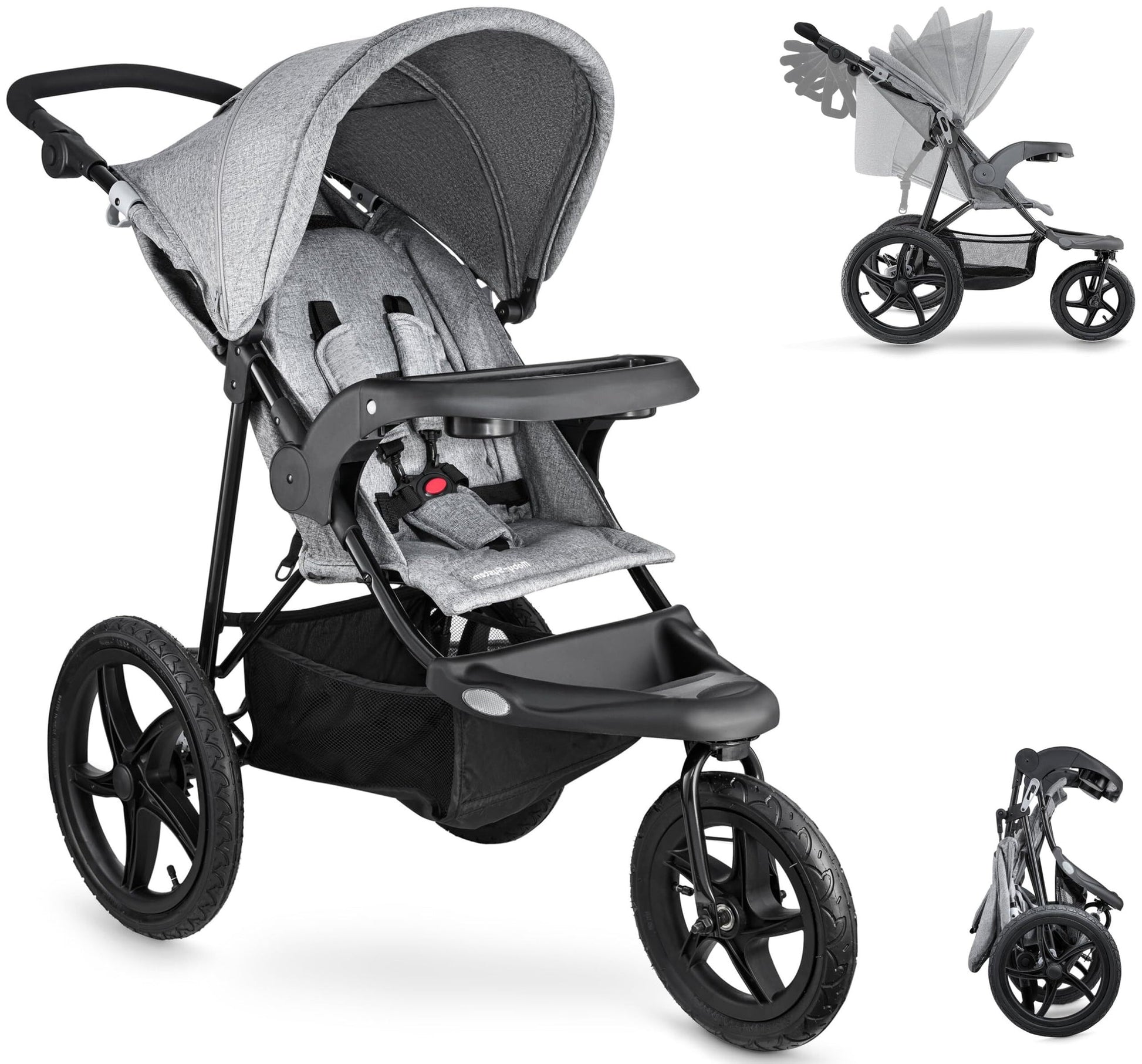 Poussette 3 roues tout terrain - Moby-System Runner Mountain -  - Divers