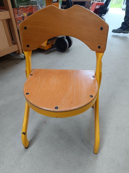 Chaise maternelle jaune 31 cm -  - Divers