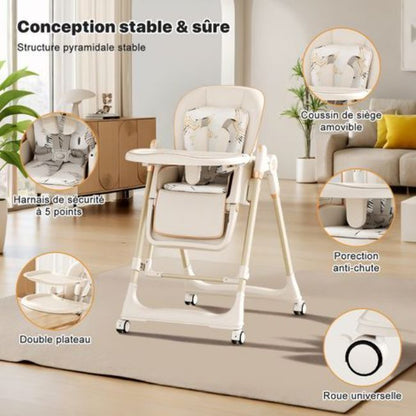 Chaise haute transat Magicfox -  - Divers